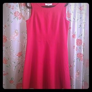 Red Fit and Flare Dress